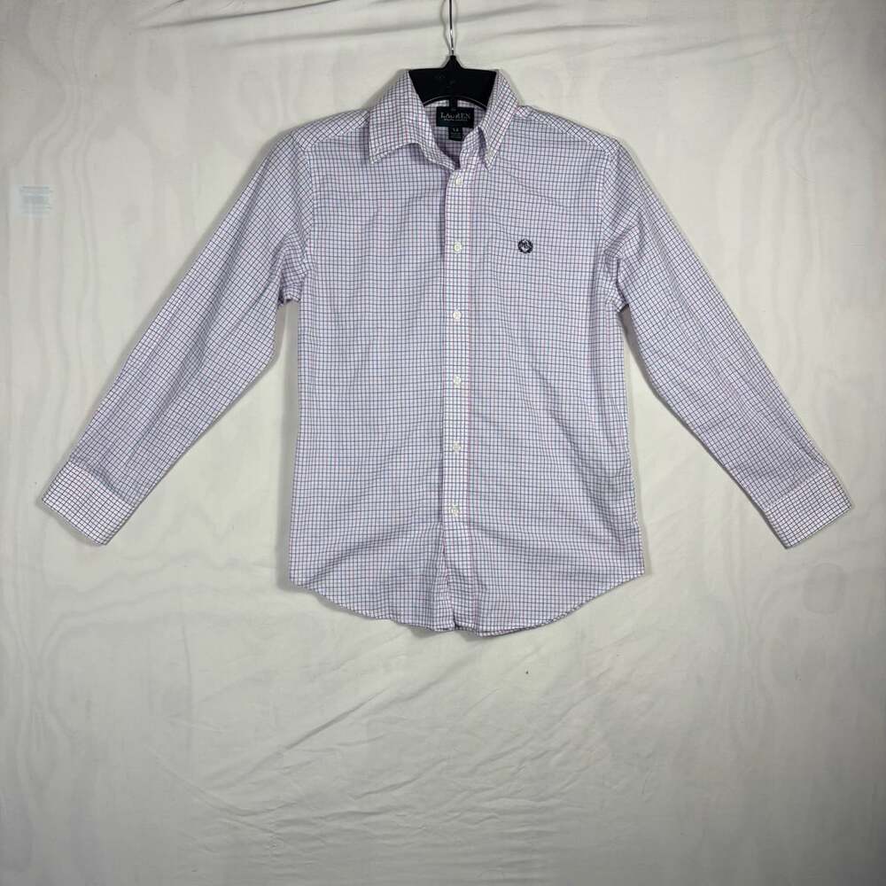 Lauren Ralph Lauren Boys Long Sleeve Button Down Shirt Size 14  NWT